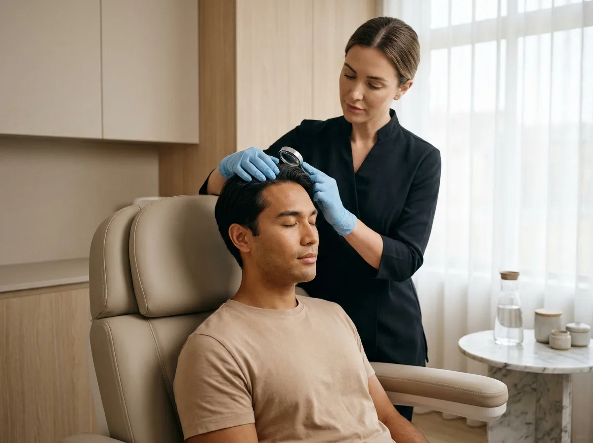 DHI Direct Hair Implant treatment in the UAE