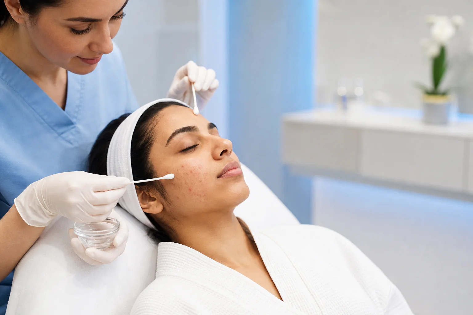Acne Peel treatment in Ajman