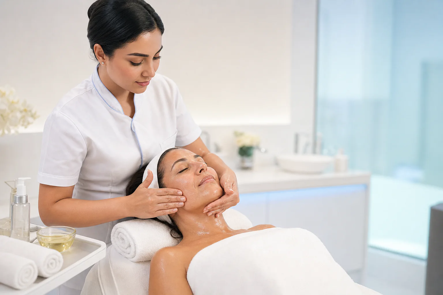 Anti-Aging Facial treatment in the UAE