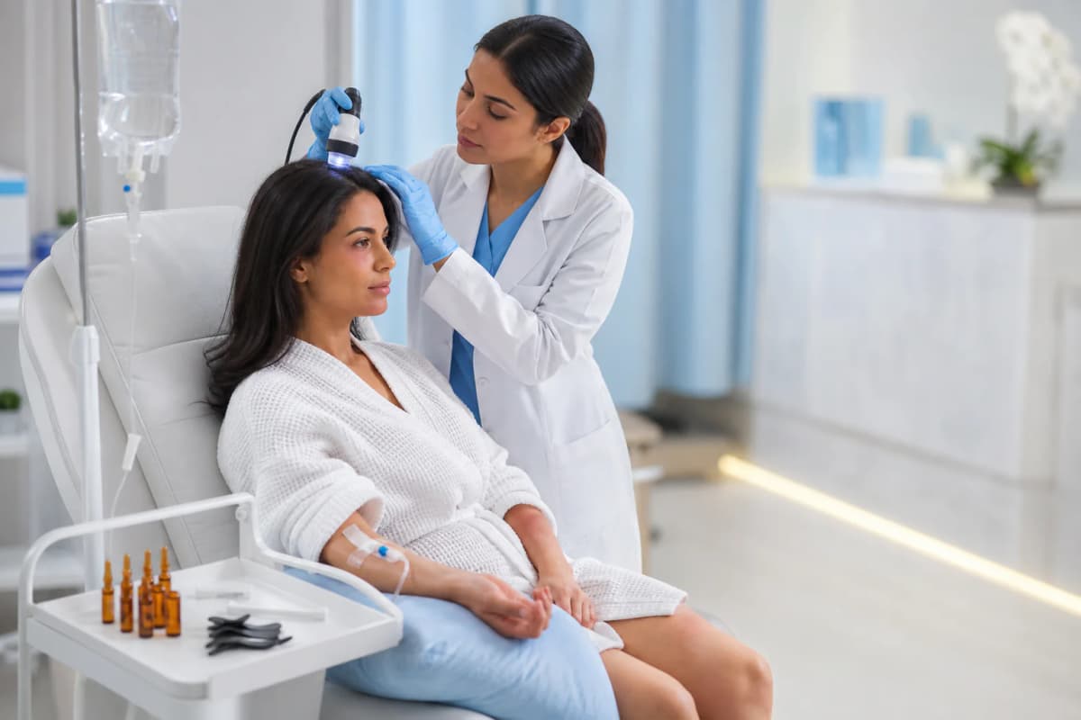 Anti-Hair Loss Drip treatment in Dubai