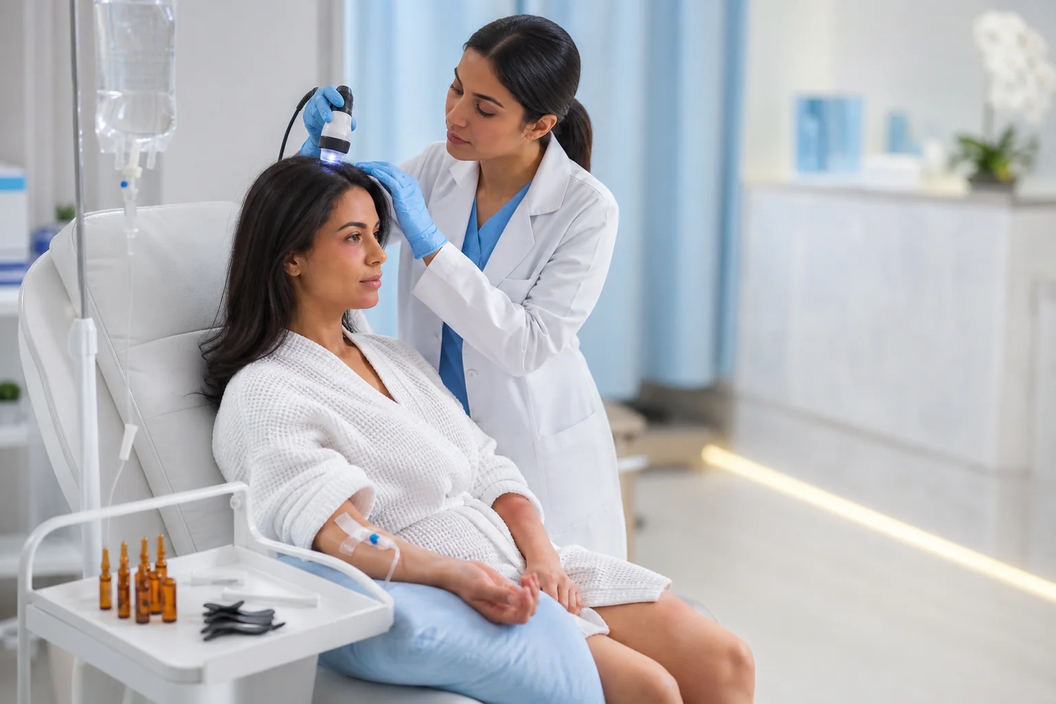 Anti-Hair Loss Drip treatment in the UAE