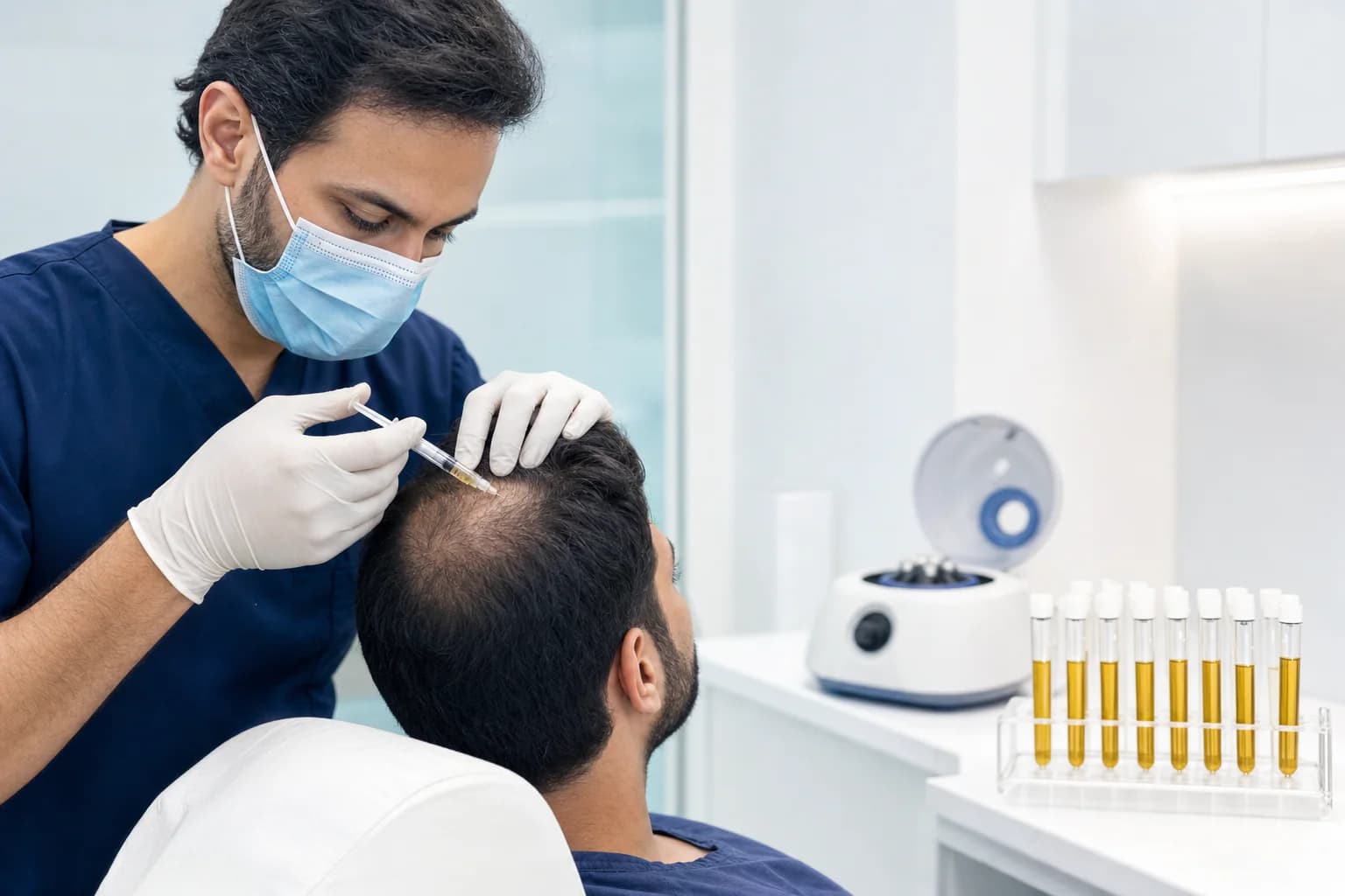 PRP Therapy for Hair Regrowth treatment in Ajman