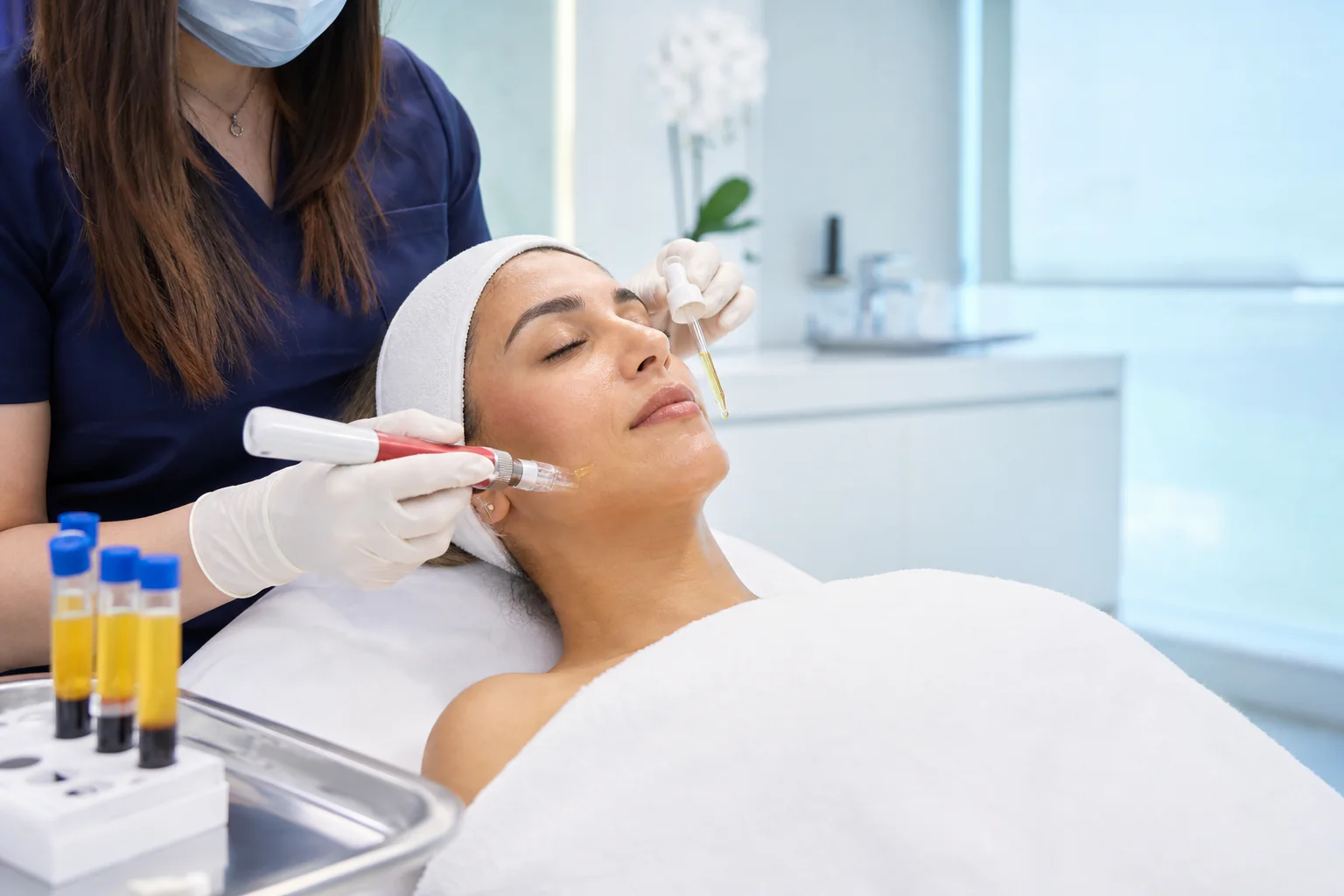 PRP Therapy (Vampire Facial) treatment in Dubai