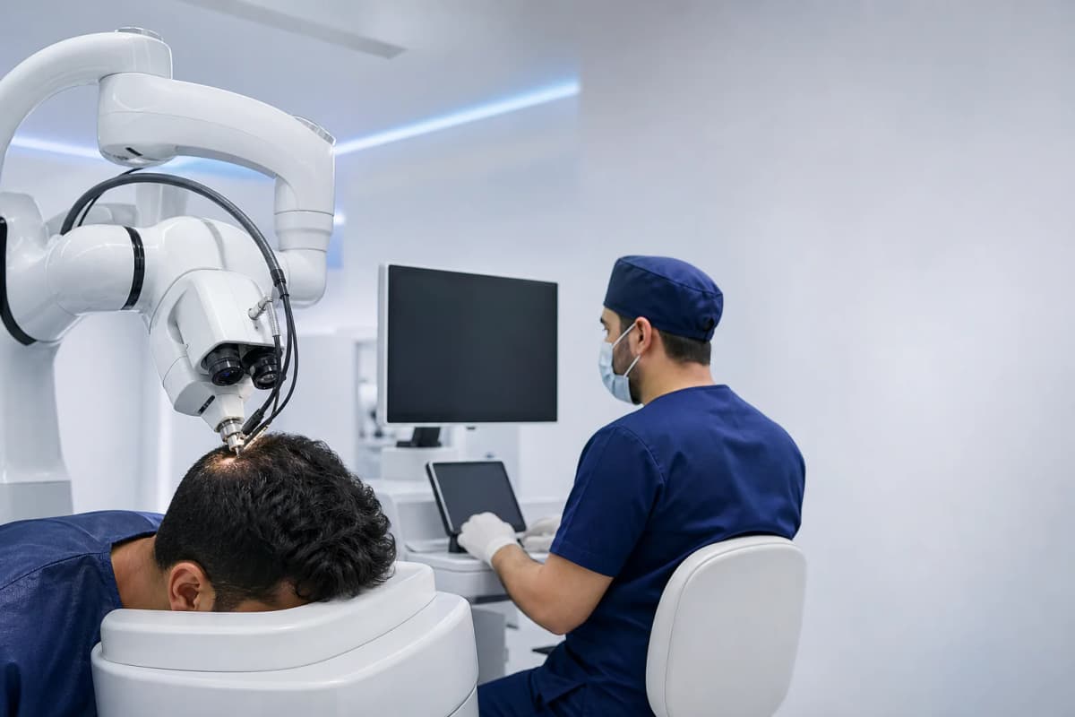 Robotic Hair Transplant treatment in the UAE