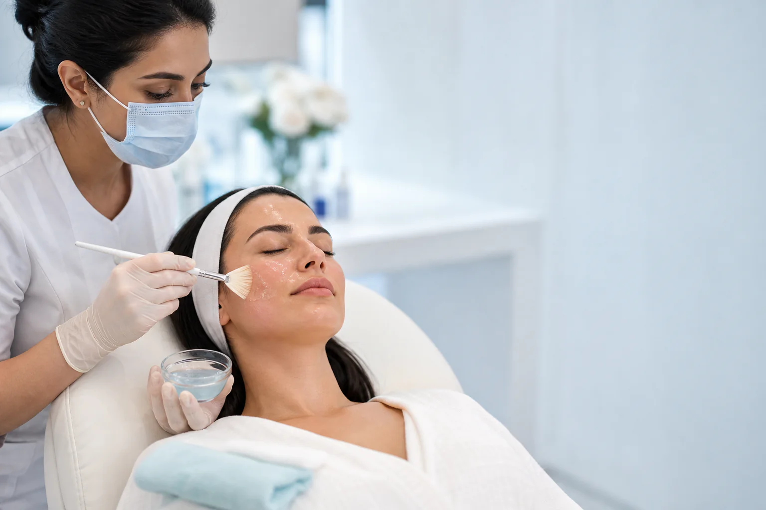 Sensitive Skin Peel treatment in Sharjah