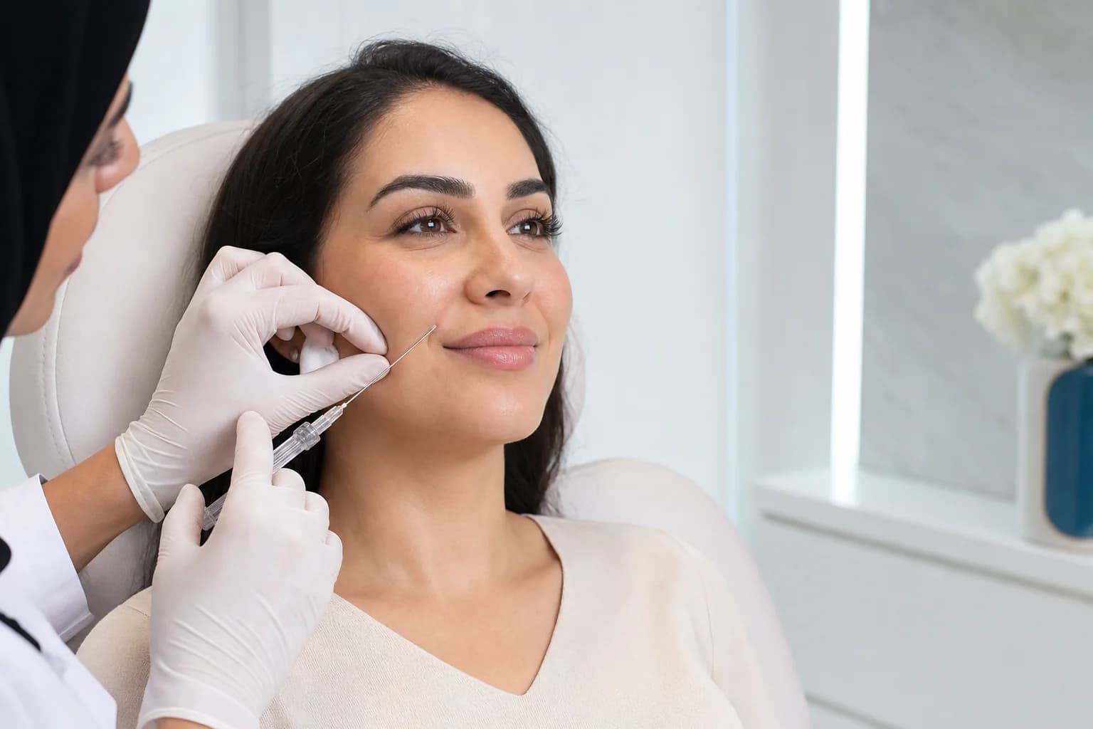 Smile Lines (Nasolabial) treatment in Sharjah