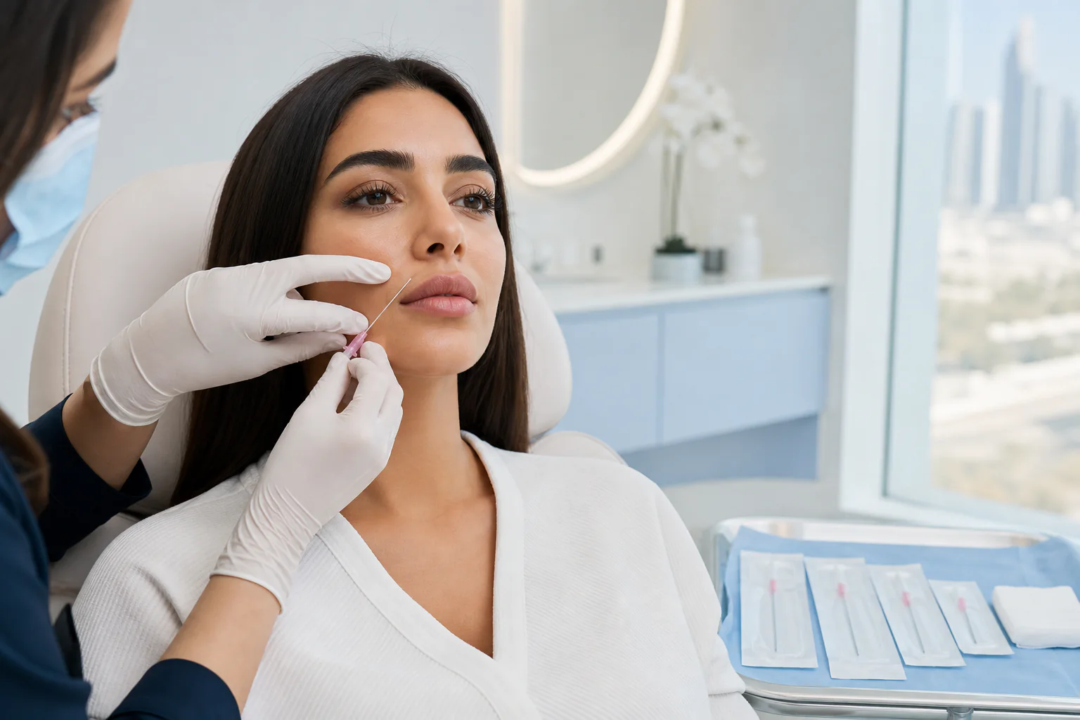 Thread Lip Lift treatment in the UAE