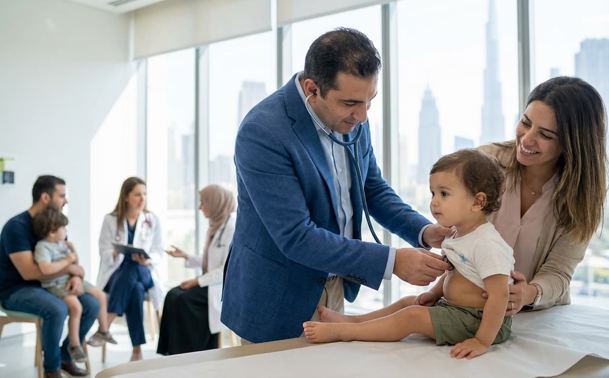 أفضل 7 أطباء أطفال في دبي: رعاية متخصصة ابتداءً من 300 درهم